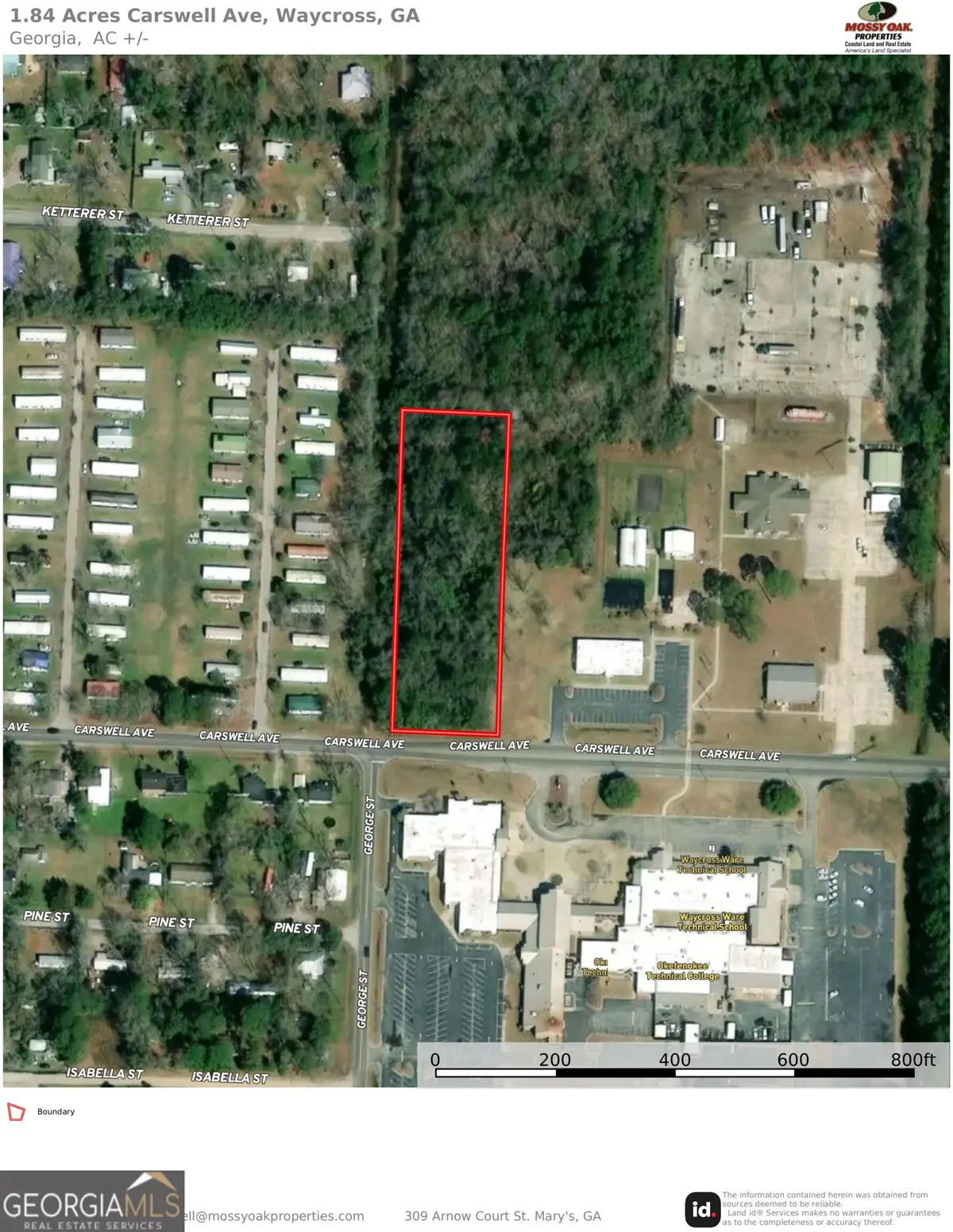 1.84 ACRES Carswell Ave, Waycross, GA 31503 - #1