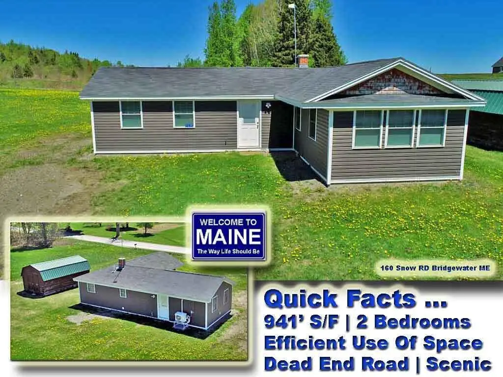160 Snow Road, Bridgewater, ME 04735 - #1