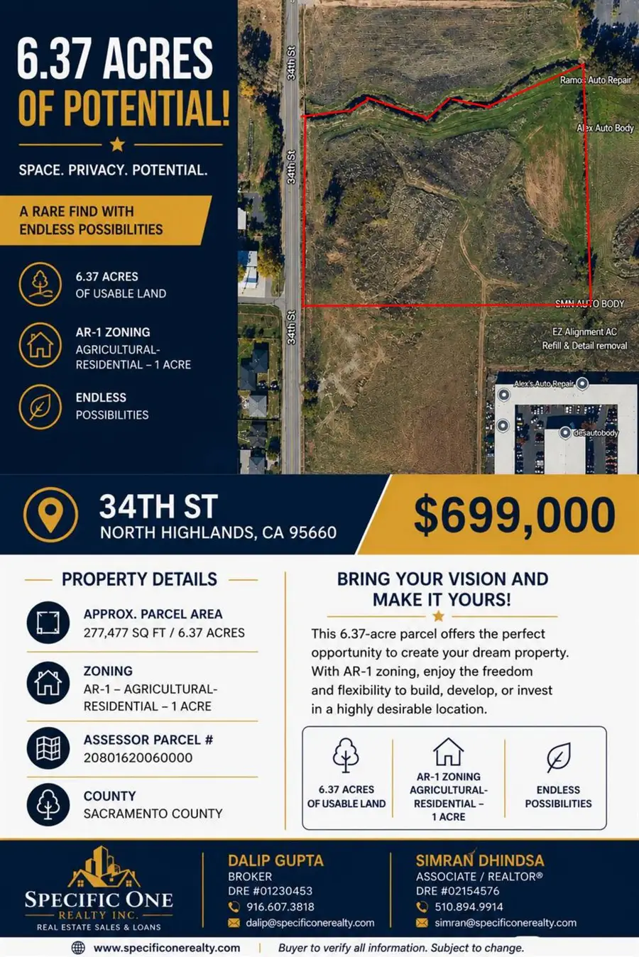 0 34th Street Street, North Highlands, CA 95660 - #2