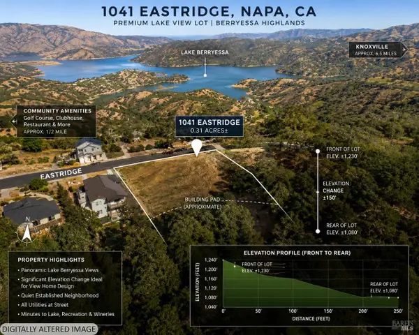 1041 Eastridge Drive, Napa, CA 94558