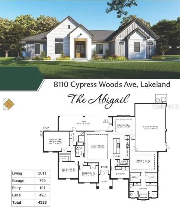 8110 Cypress Woods Avenue, Lakeland, FL 33809 - #1