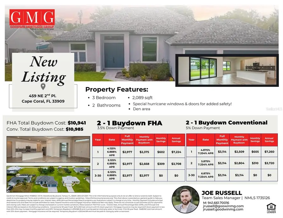 459 NE 2nd Place, Cape Coral, FL 33909 - #2