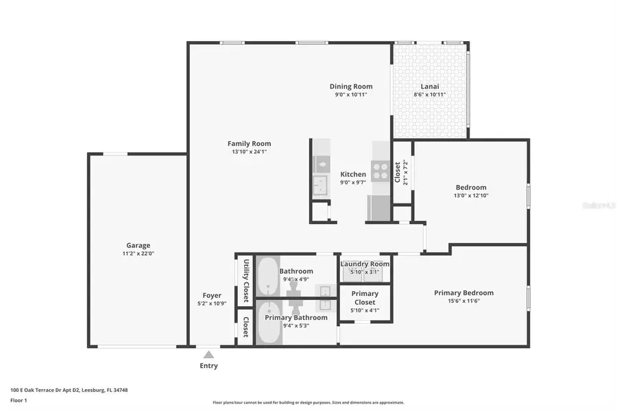 100 E Oak Terrace Drive #D2, Leesburg, FL 34748 - #3