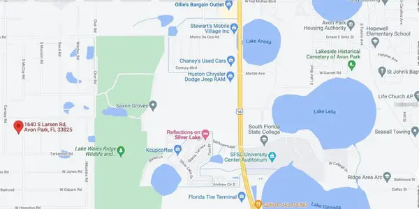 1640 S Larsen Road, AVON PARK, FL 33825