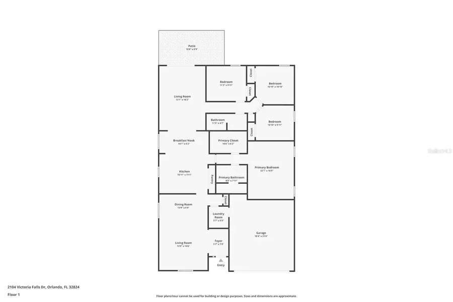 2104 Victoria Falls Drive, Orlando, FL 32824 - #2
