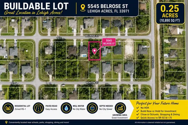 5545 Belrose Street, LEHIGH ACRES, FL 33971