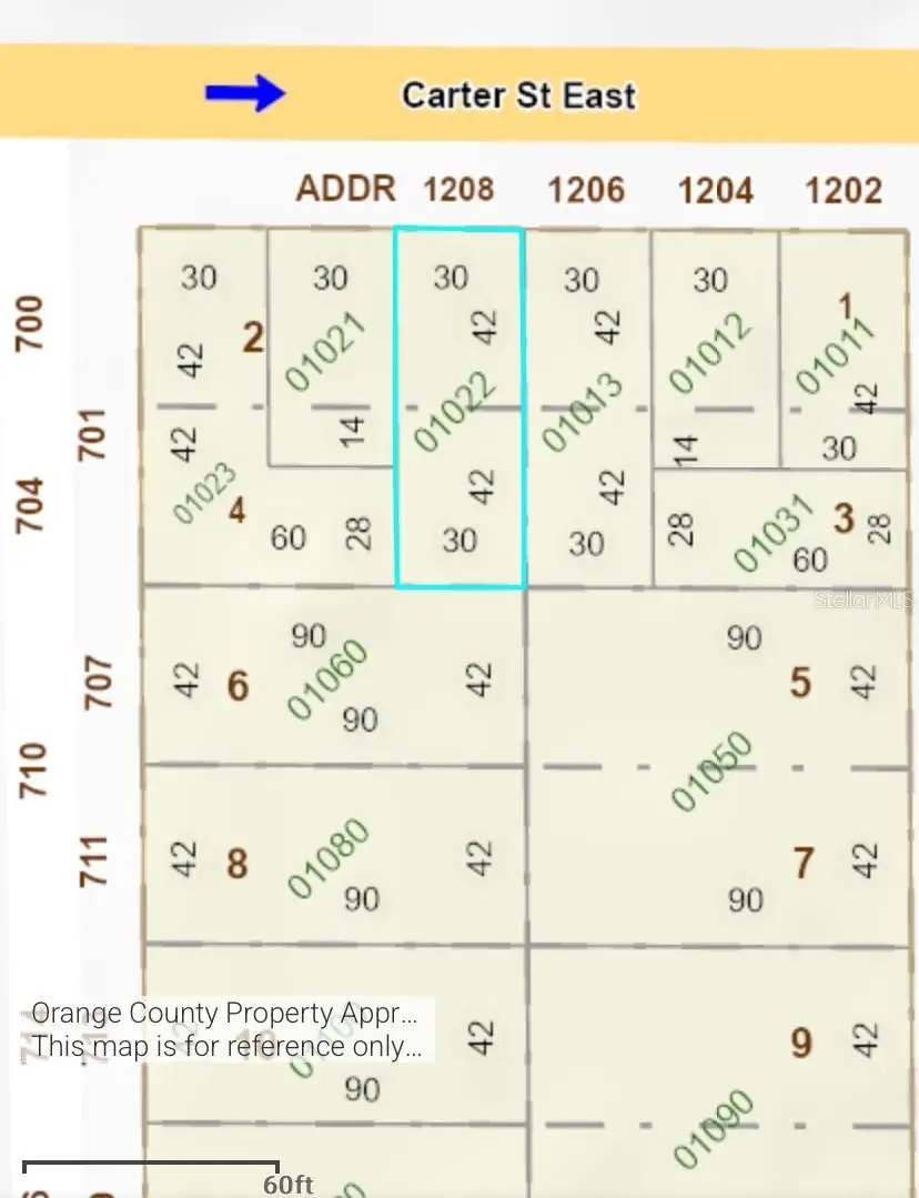 1208 Carter Street, Orlando, FL 32805 - #1