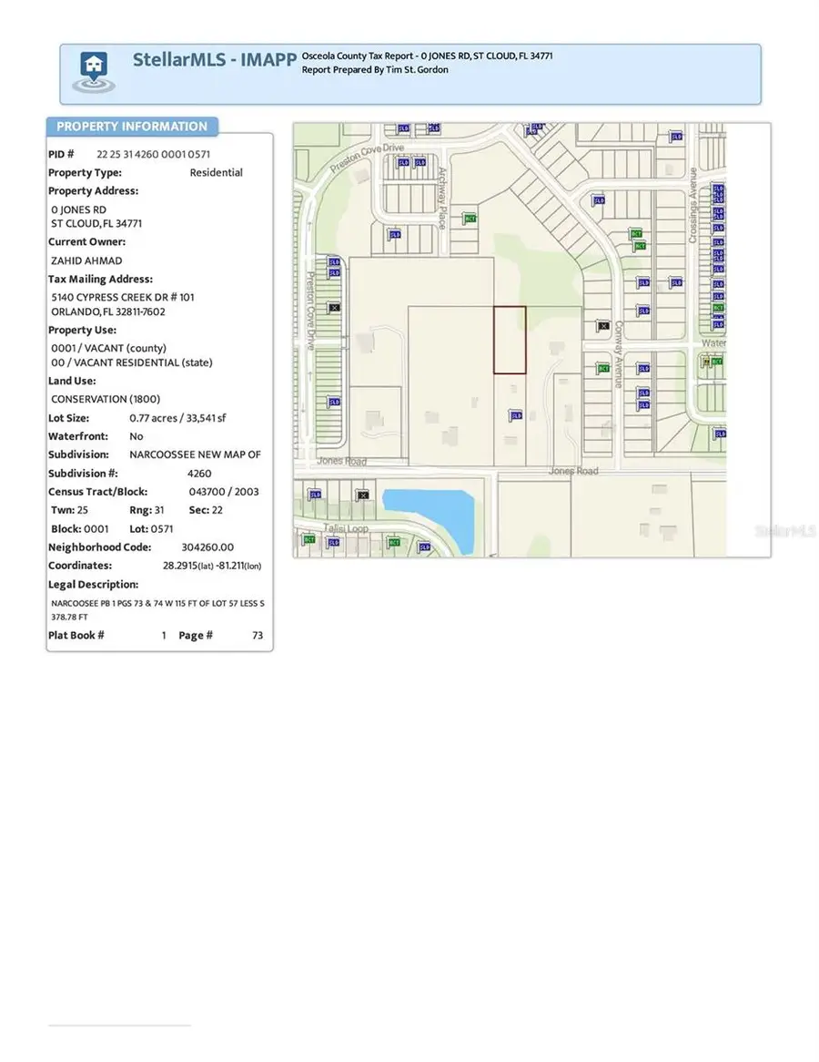 0 Jones Road, Saint Cloud, FL 34771 - #3