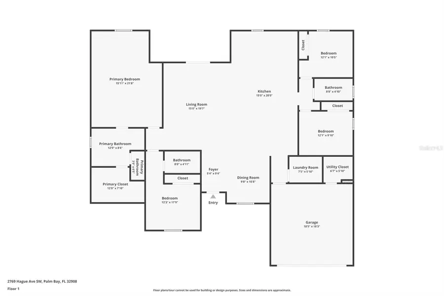 2769 Hague Street Sw, Palm Bay, FL 32908 - #3