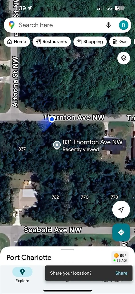 831 Thornton Avenue Nw, PORT CHARLOTTE, FL 33948