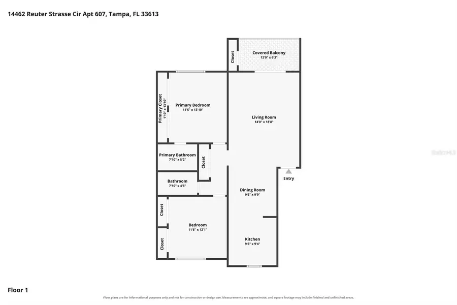 14462 Reuter Strasse Circle #607, Tampa, FL 33613 - #2