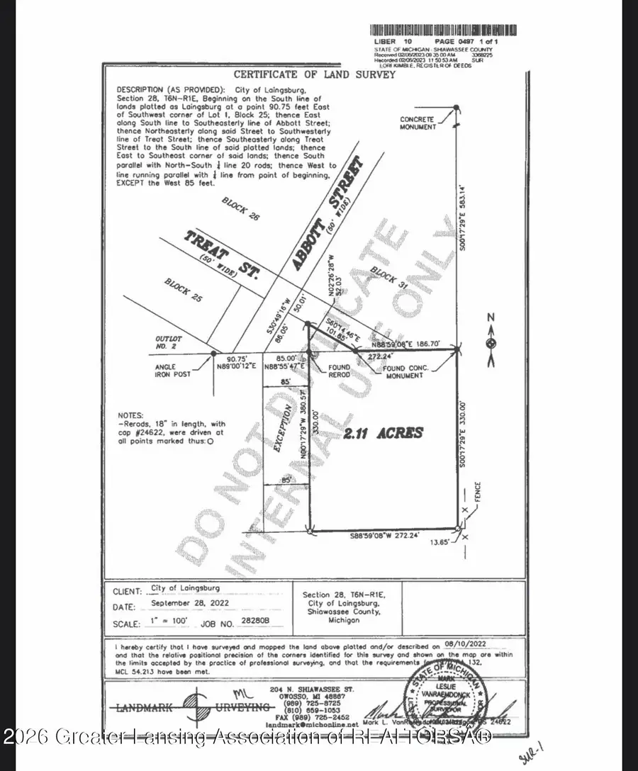 0 Treat Street, Laingsburg, MI 48848 - Image #2