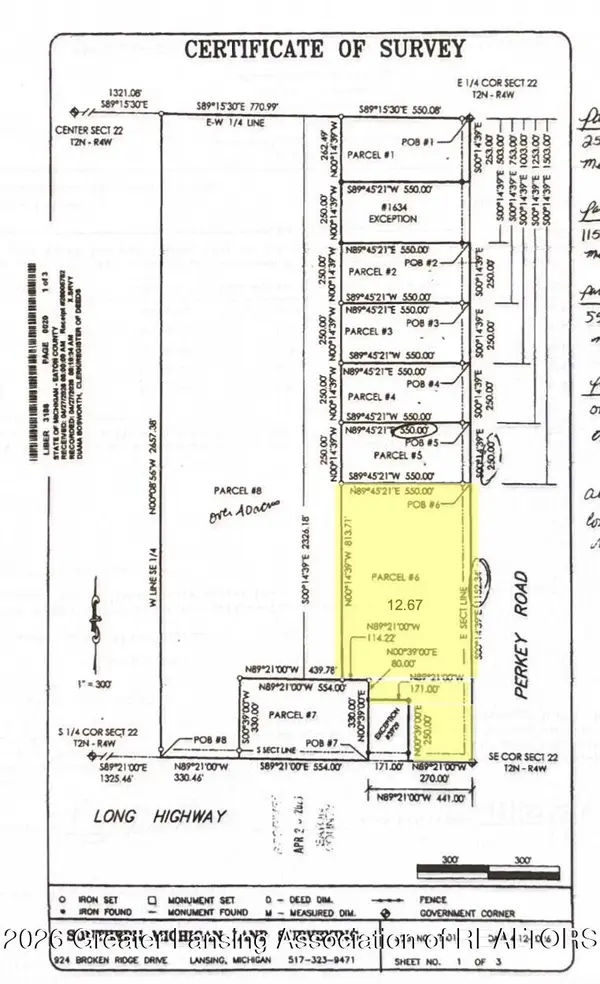 O Vl Lot 6 S Perkey Road, Charlotte, MI 48813