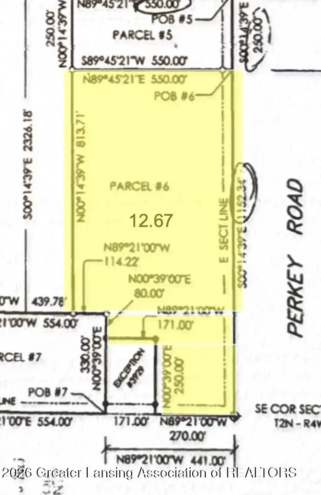 O Vl Lot 6 S Perkey Road, Charlotte, MI 48813 - #2