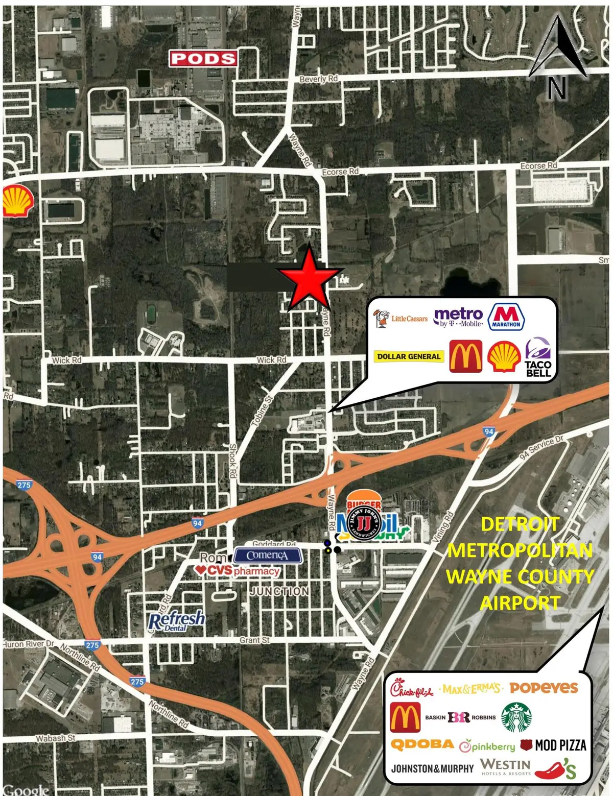 Wayne, Romulus, MI 48174 - Image #1