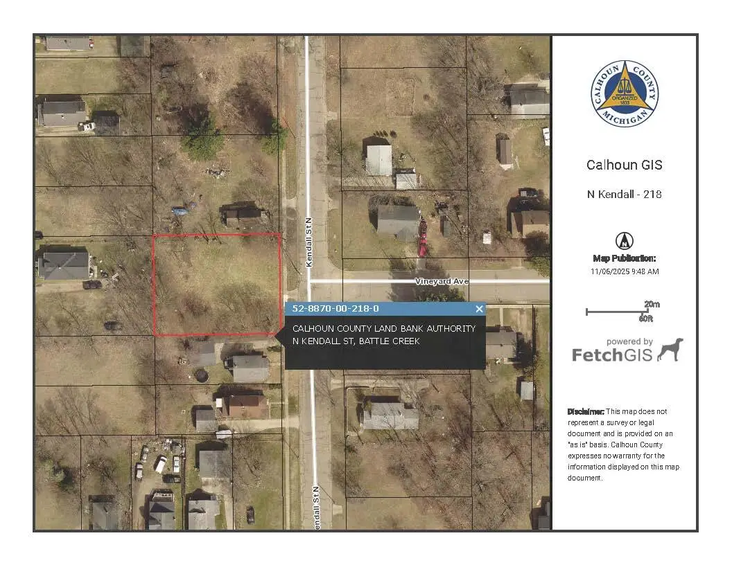 V/L N Kendall Street #218, Battle Creek, MI 49037 - Image #1