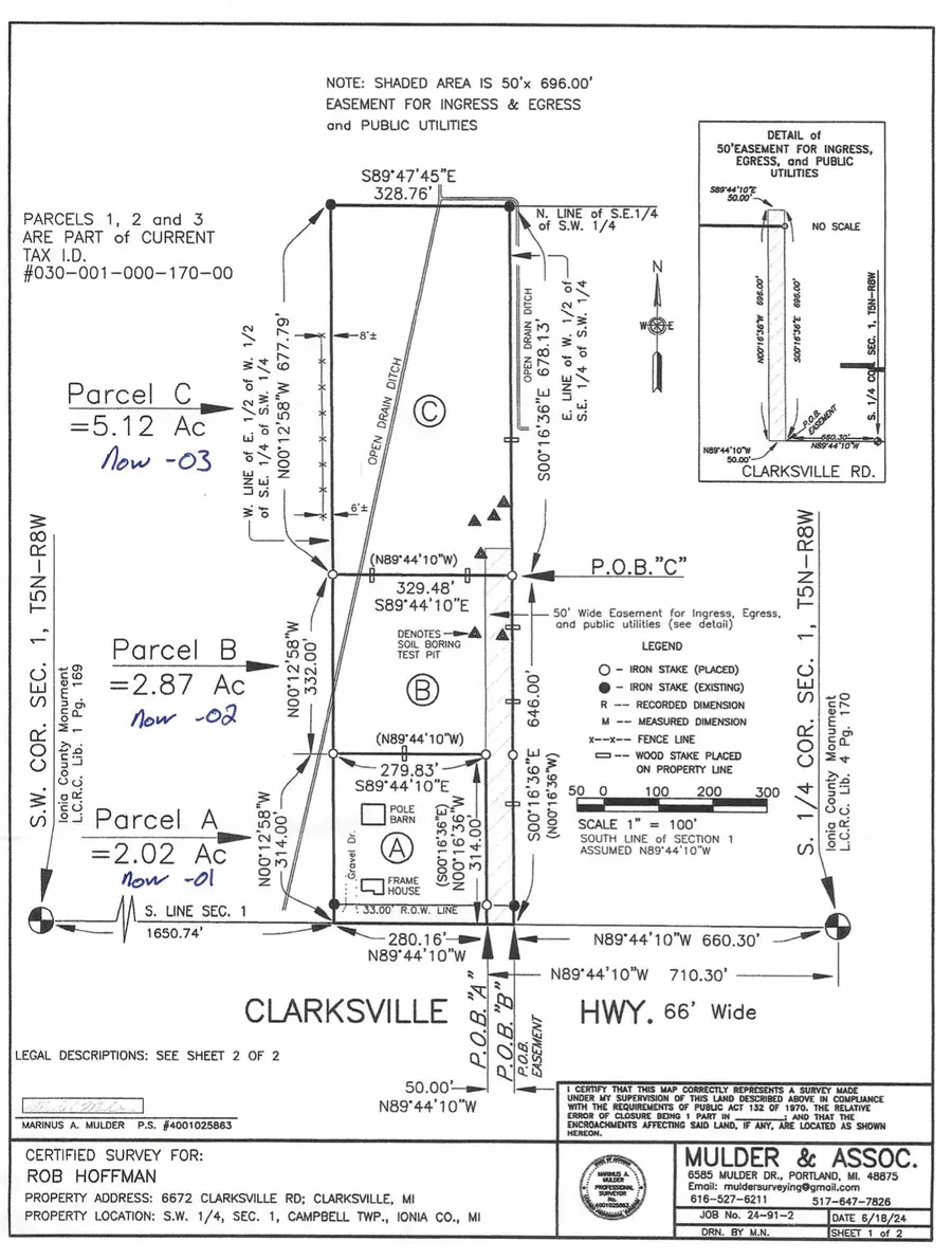 Parcel C W Clarksville Road, Clarksville, MI 48815 - Image #2