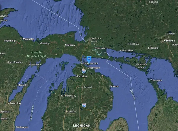 1251 Erie Street, Pointe Aux Pins, MI 49775