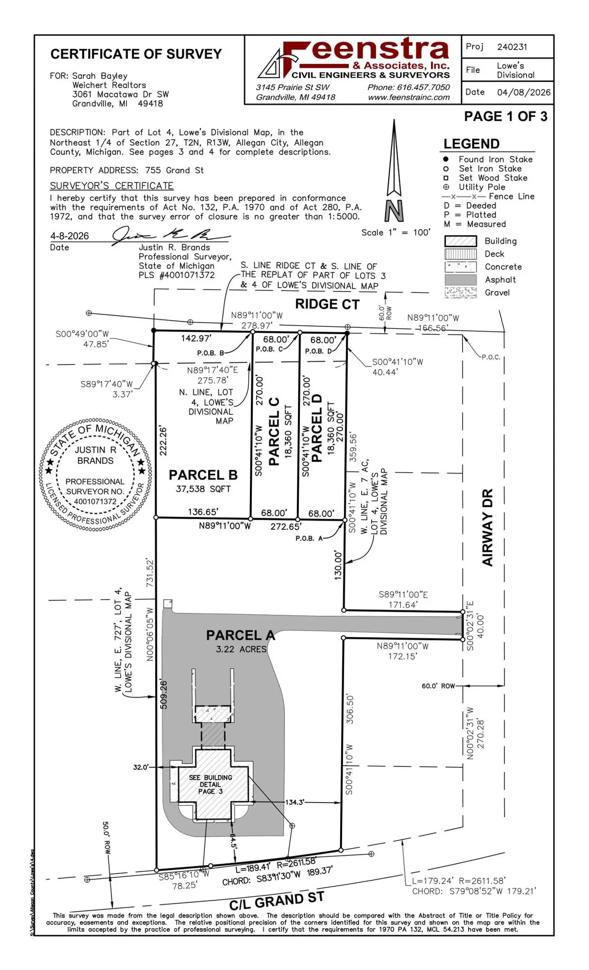 VL Lot B Ridge Court, Allegan, MI 49010 - #1
