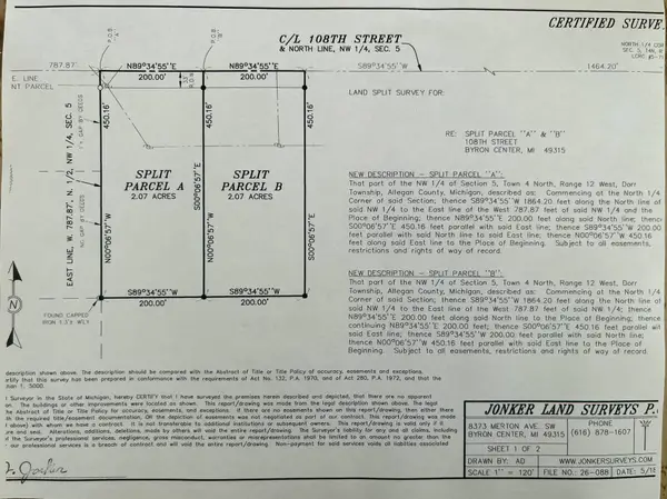 (Parcel B) 108th Street, Byron Center, MI 49315