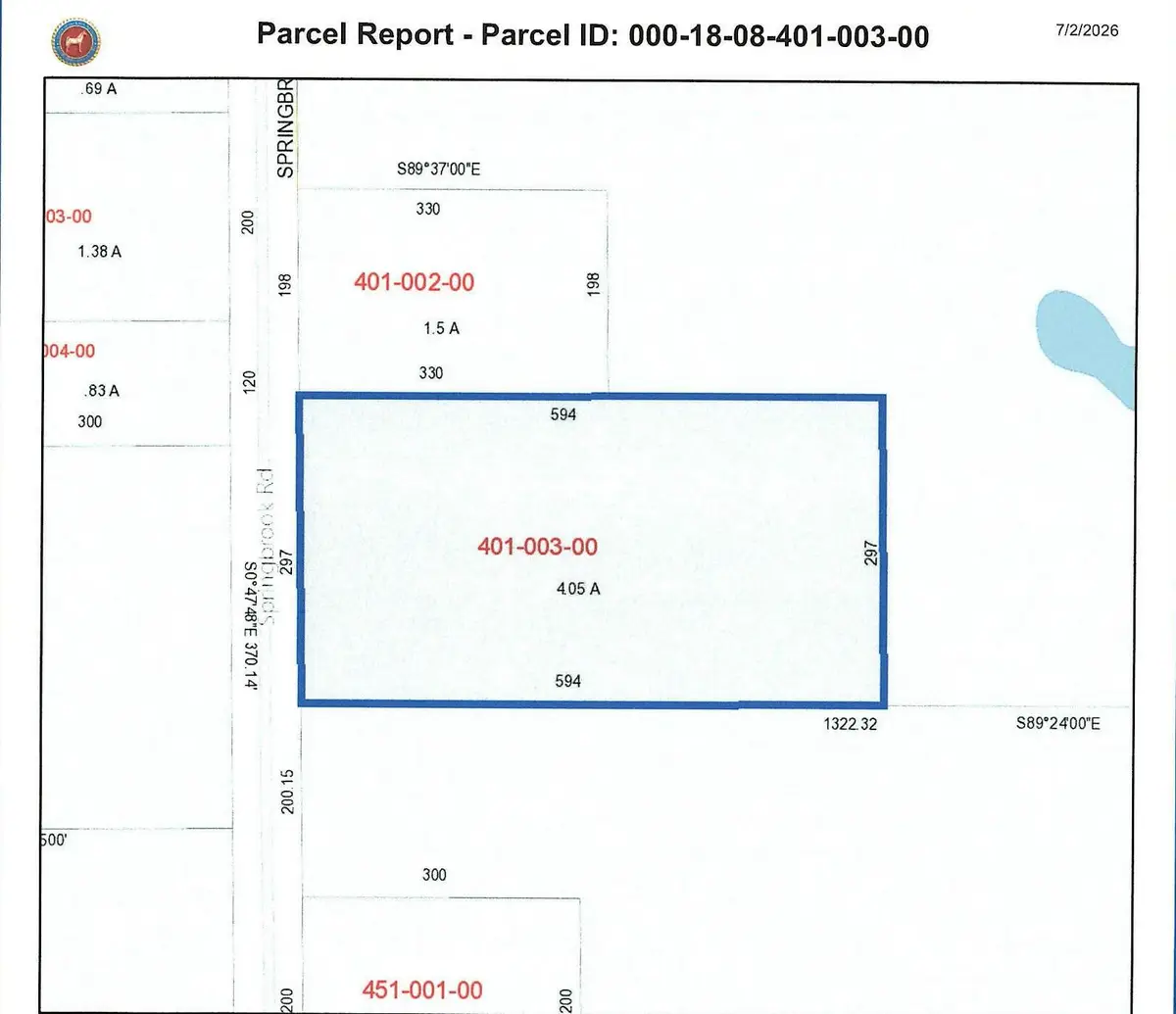 5105 Springbrook Road, Jackson, MI 49201 - #1