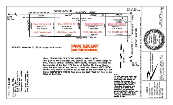 12165 Cobb Lake Road, Wayland, MI 49348