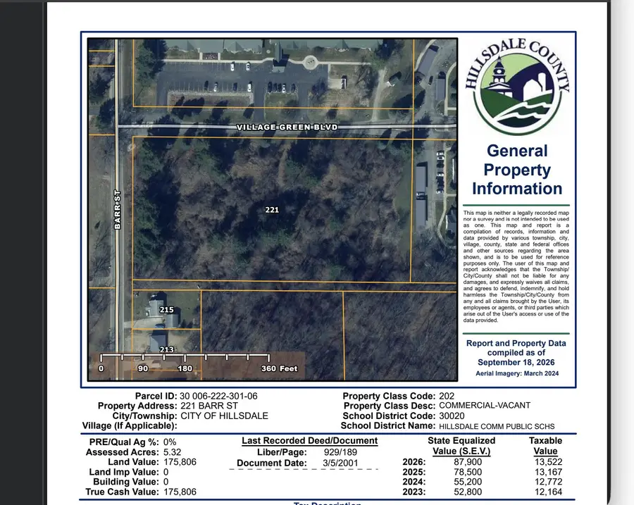 221 Barr Street, Hillsdale, MI 49242 - #2