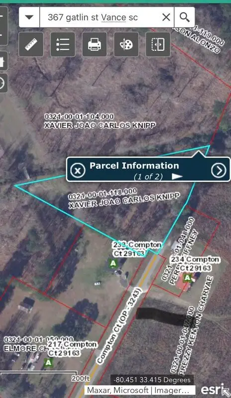 367 Gatlin Street Street, Vance, SC 29163 - #2