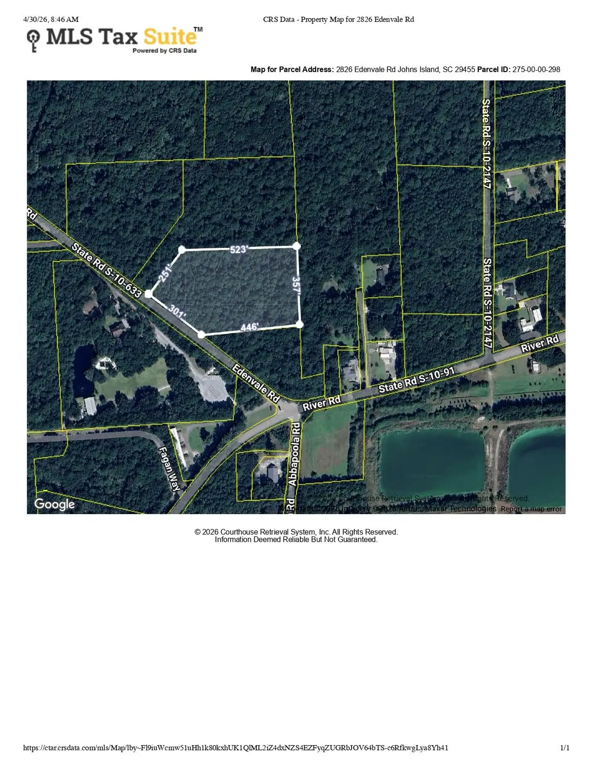 2826 Edenvale Road, Johns Island, SC 29455 - #1