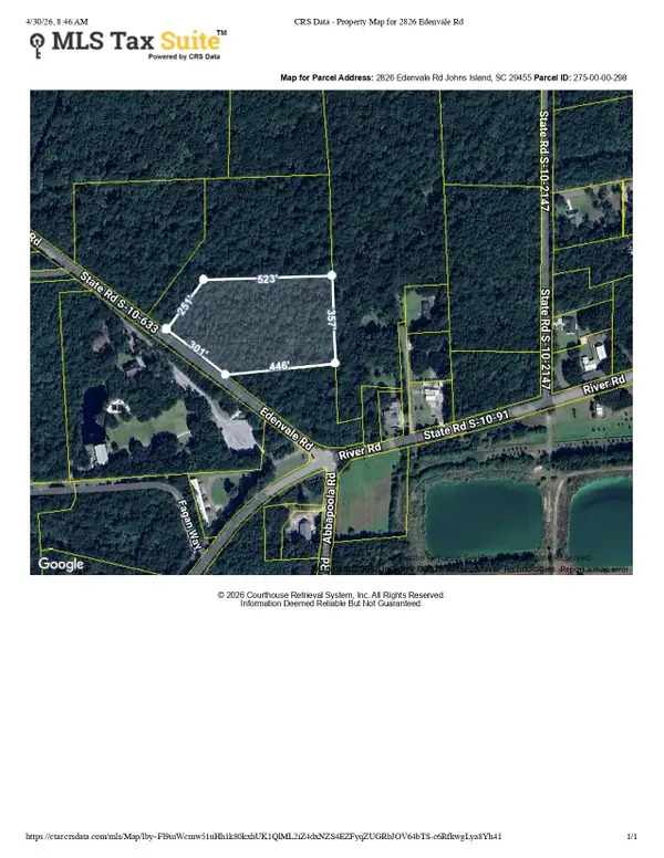 2826 Edenvale Road, Johns Island, SC 29455