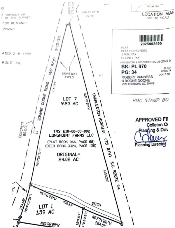 Lot 7 Bonnie Doone Road, Walterboro, SC 29488