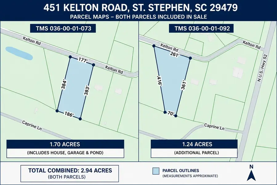 451 Kelton Road, Saint Stephen, SC 29479 - #3