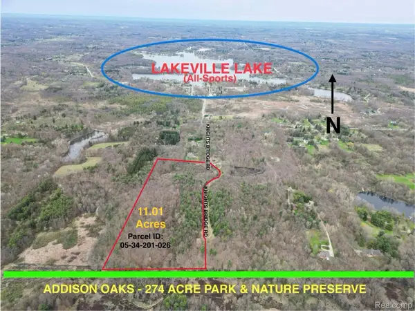 11.01 Acres Vacant Land KNIGHTS BRIDGE RD, Leonard, MI 48367