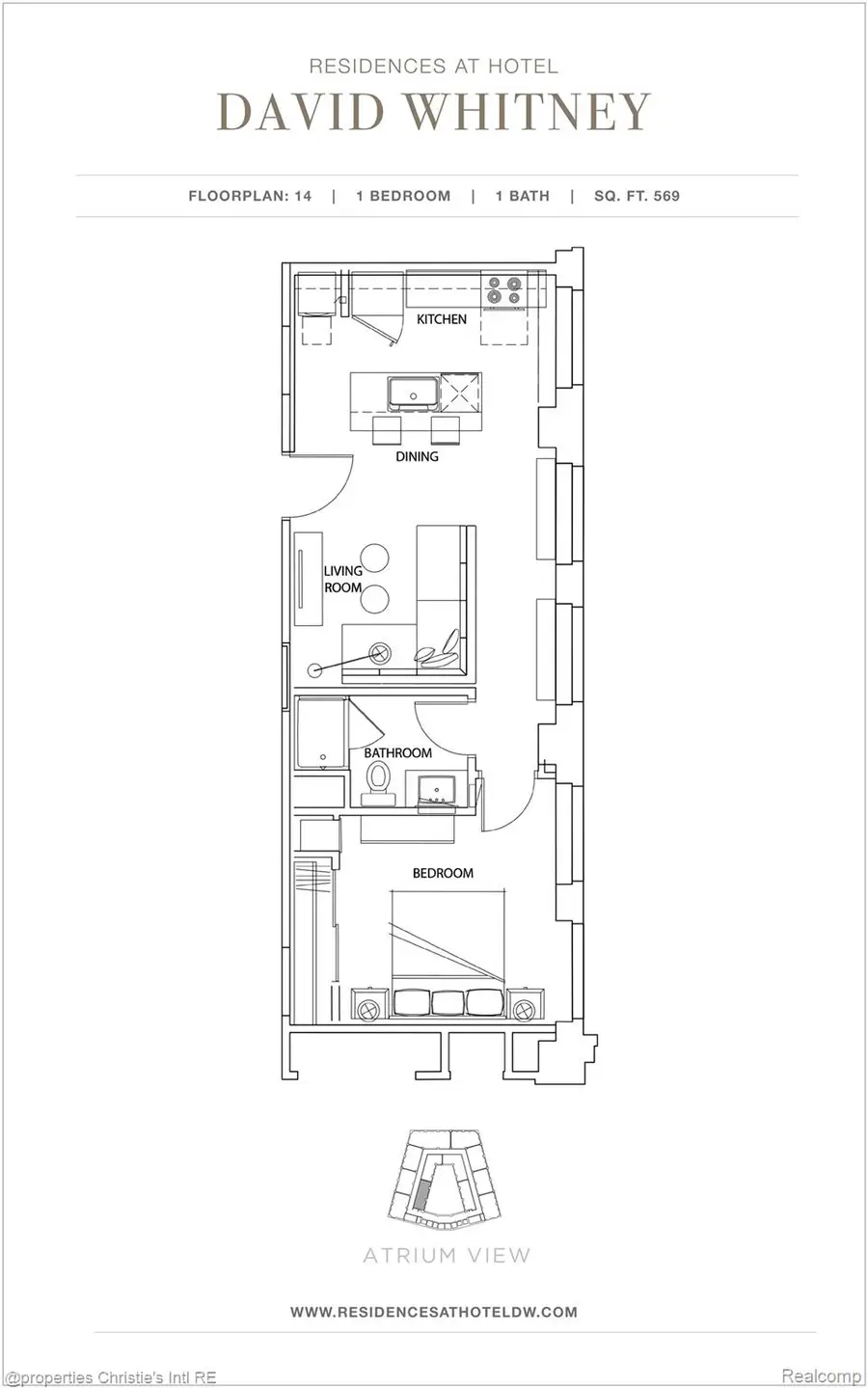 1 Park Avenue #1614, Detroit, MI 48226 - #2