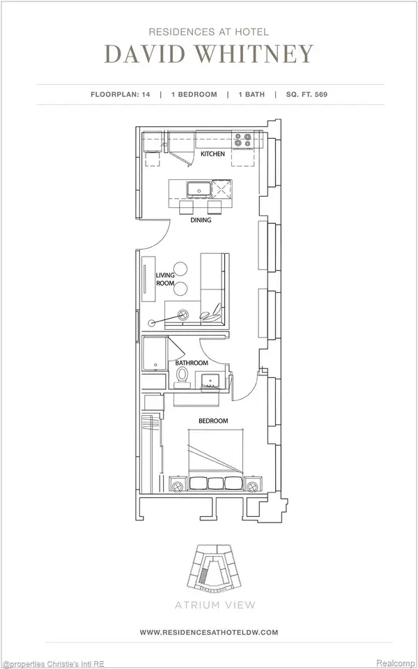 1 Park Avenue #1214, Detroit, MI 48226