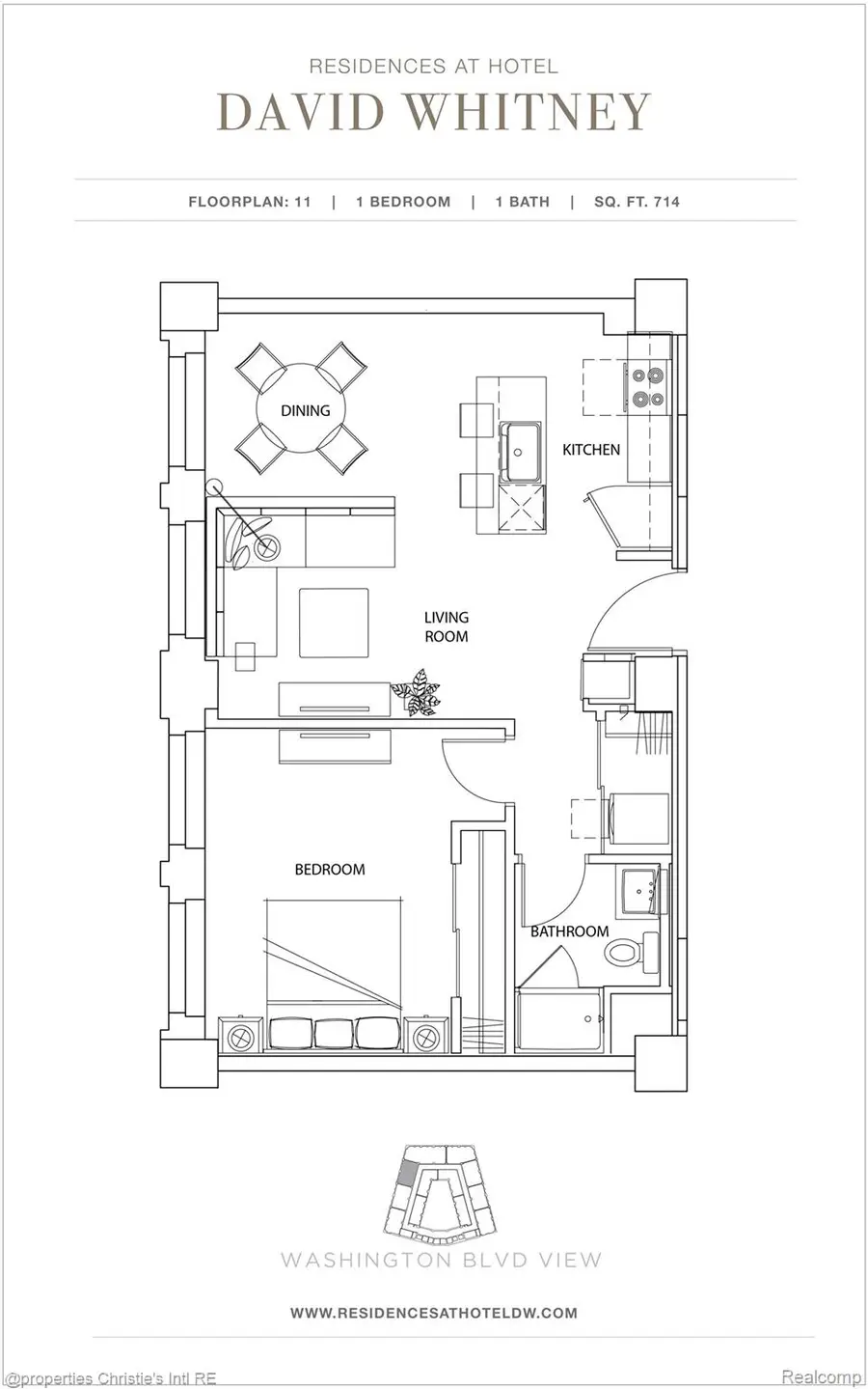 1 Park Avenue #1711, Detroit, MI 48226 - #2