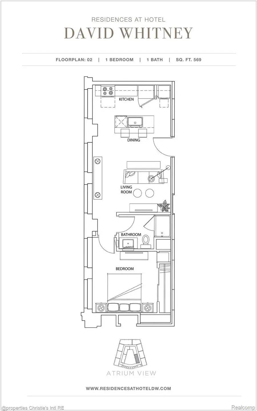 1 Park Avenue #1402, Detroit, MI 48226 - #2