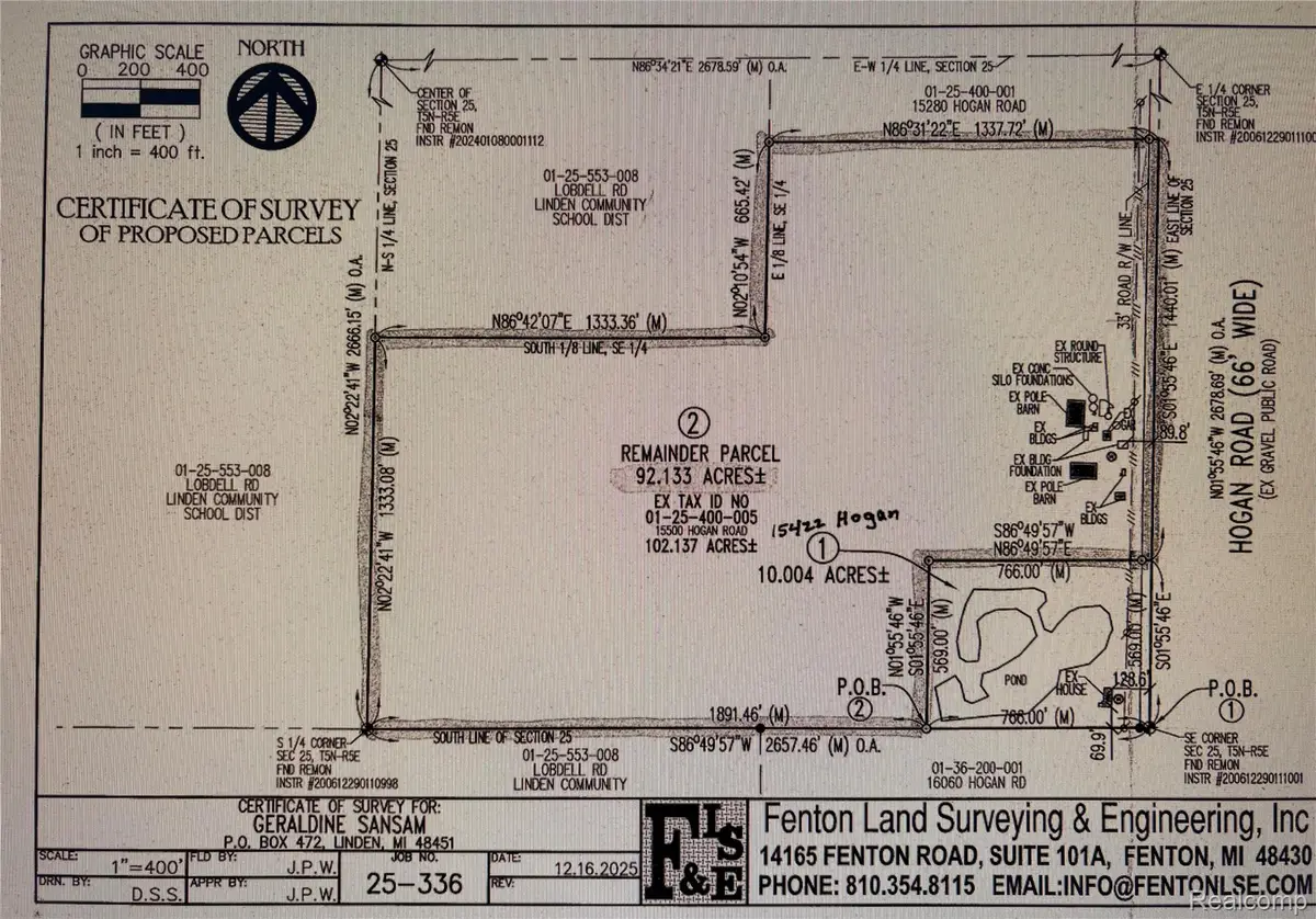 15422 Hogan Road, Linden, MI 48451 - #1