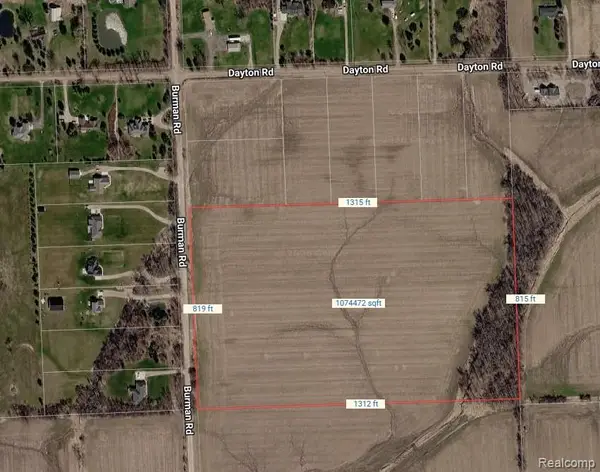 Vacant Land 25.42 acres Burman Road, Richmond, MI 48062