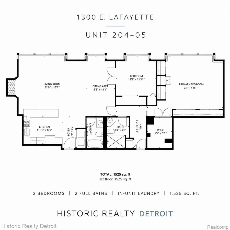 1300 E Lafayette Street E #205, Detroit, MI 48207 - #3