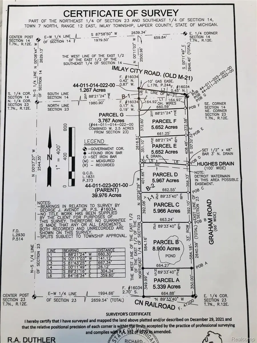Parcel E GRAHAM RD, Imlay, MI 48444 - #3