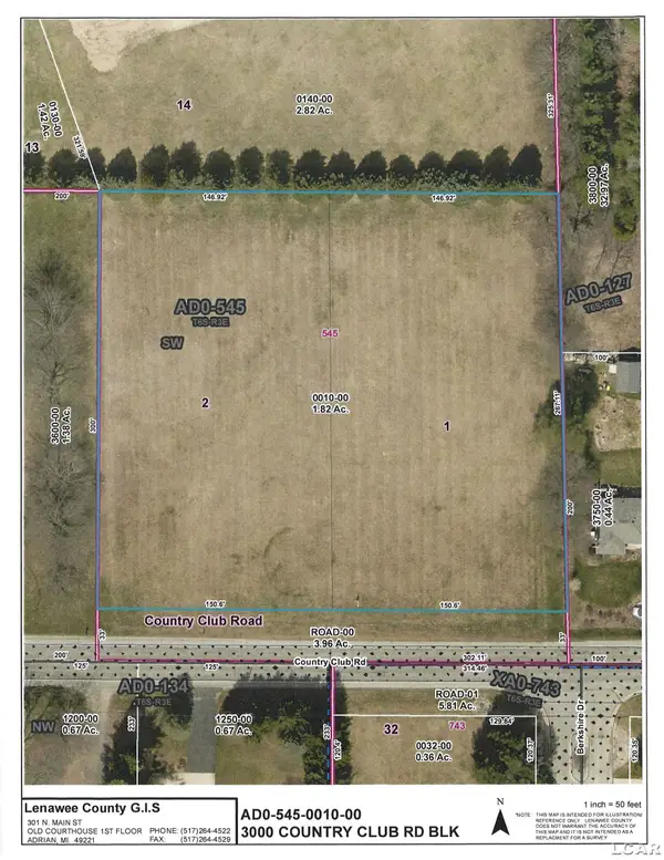 3000 Country Club RD, Adrian, MI 49221