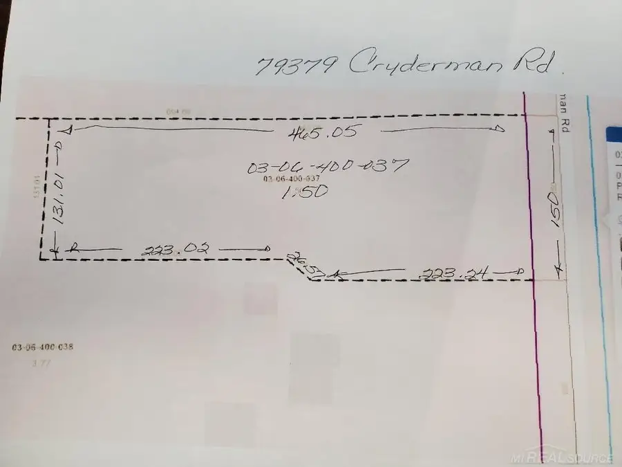 79379 Cryderman RD, Richmond, MI 48062 - #2
