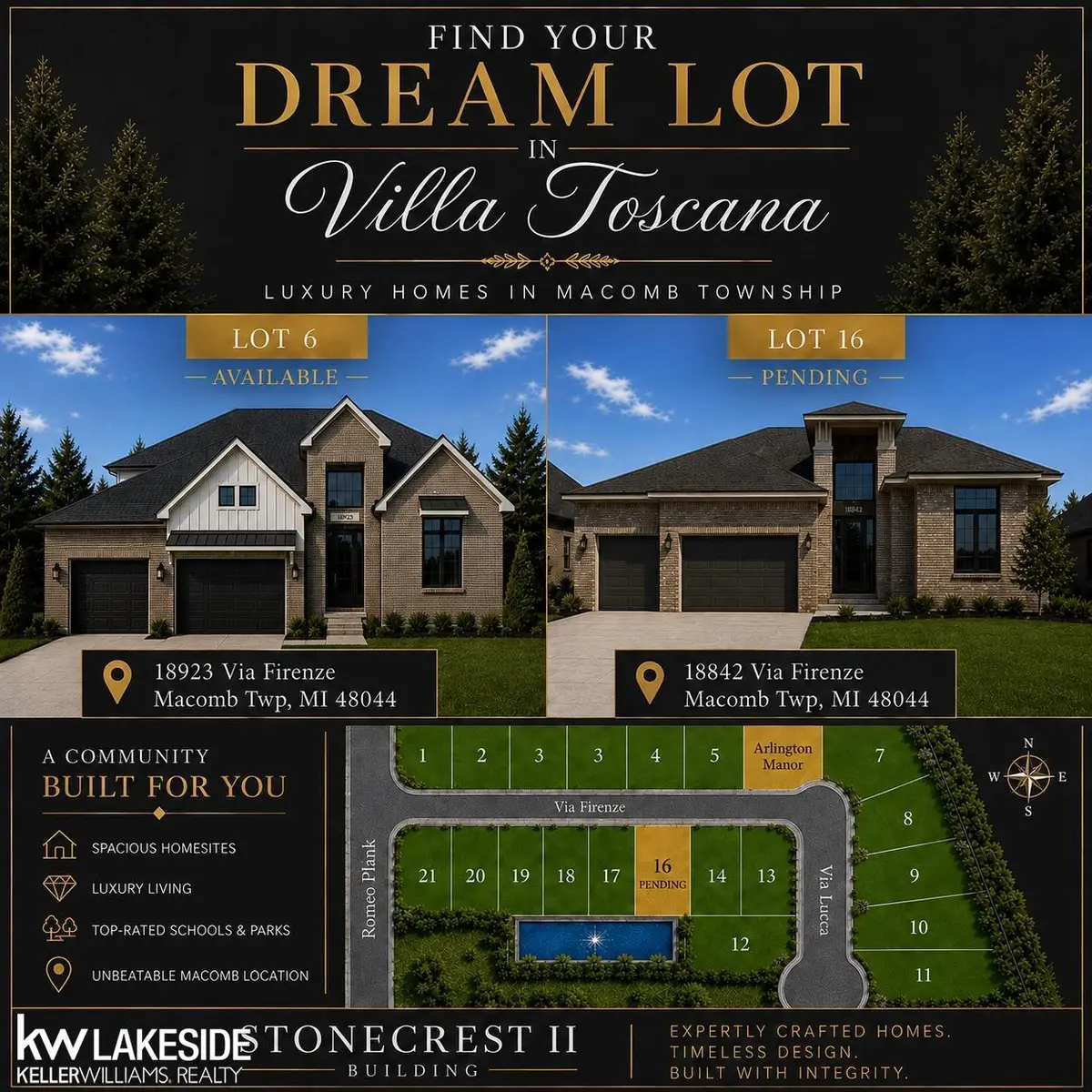 18923 Via Firenze DR, Macomb, MI 48044 - #1