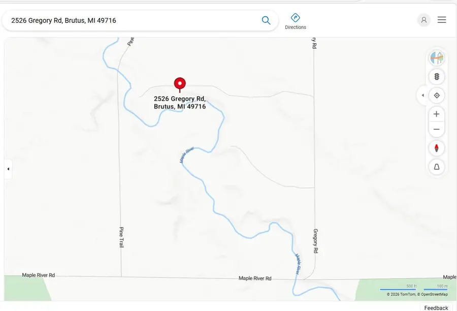 2526 Gregory Road, Brutus, MI 49716 - #2