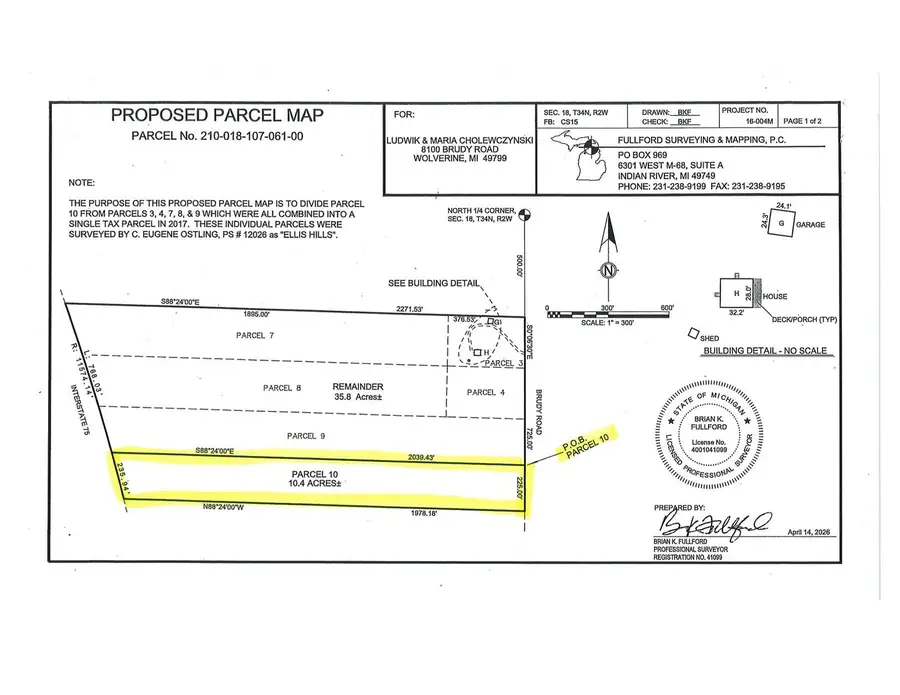 10.4 AC Brudy Road, Wolverine, MI 49799 - #2