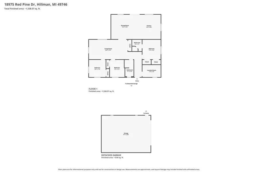 18975 Red Pine Drive, Hillman, MI 49746 - #2