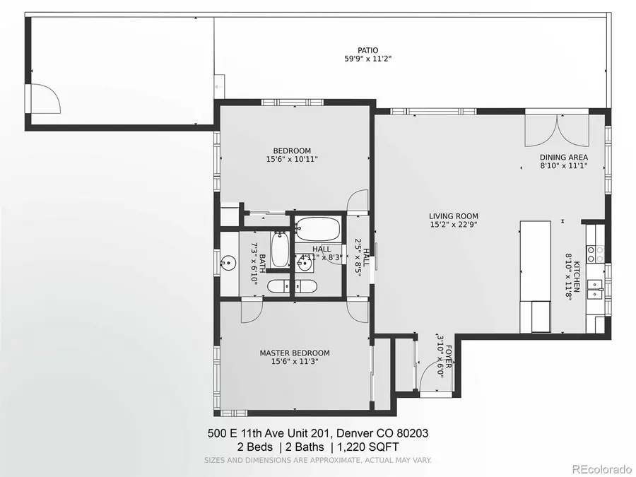 500 E 11th Avenue #201, Denver, CO 80203 - #2