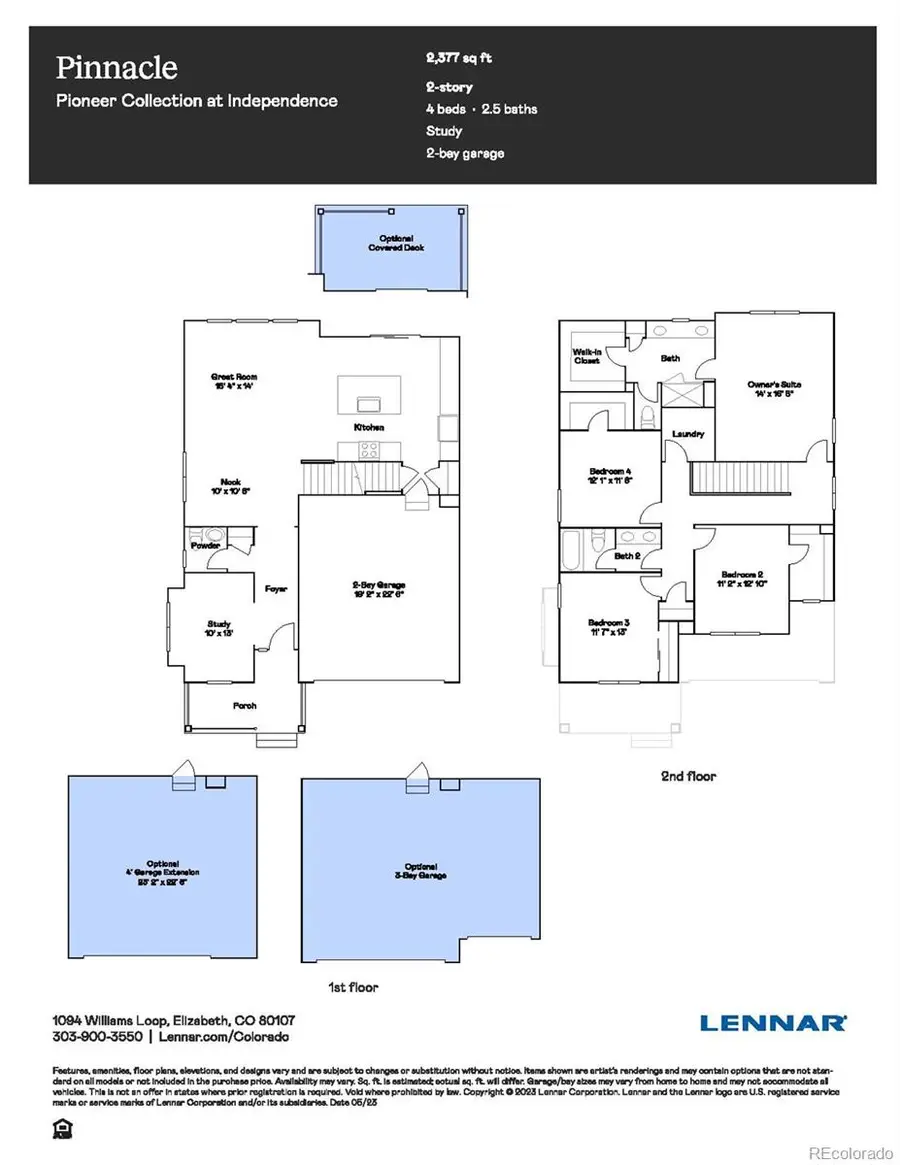 1130 E Witherspoon Drive, Elizabeth, CO 80107 - #2