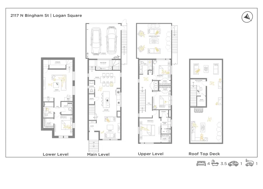 2117 N Bingham Street, Chicago, IL 60647 - #3